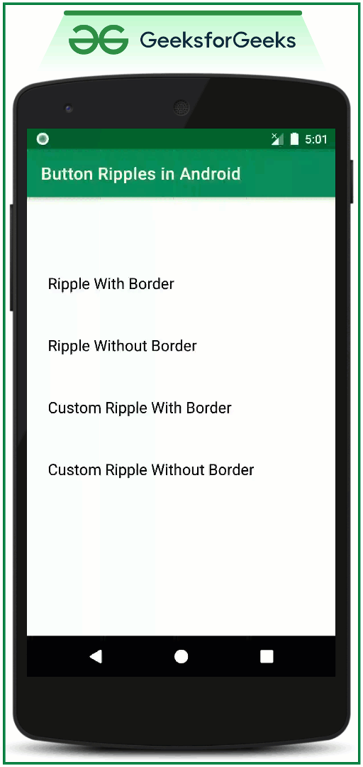 Android how to make a button ripple